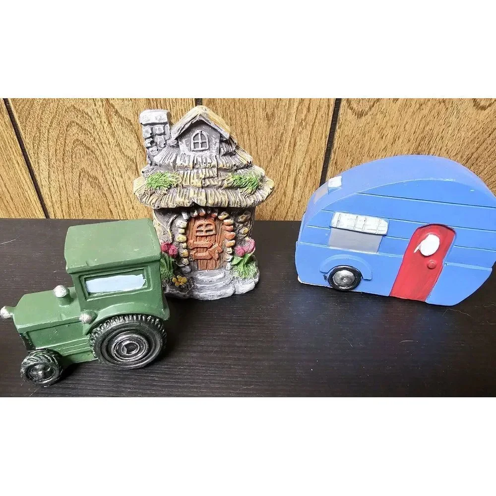Fairy Garden Miniature Gnome Figurine Farm‎ Set